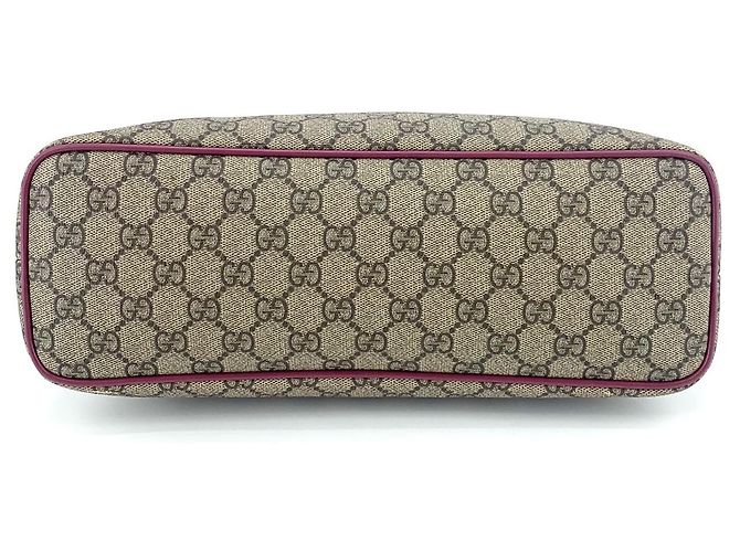 Gucci Piccola borsa tote e borsa a tracolla GG Supreme Marrone - vista 6