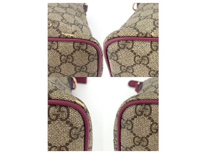 Gucci Piccola borsa tote e borsa a tracolla GG Supreme Marrone - vista 8