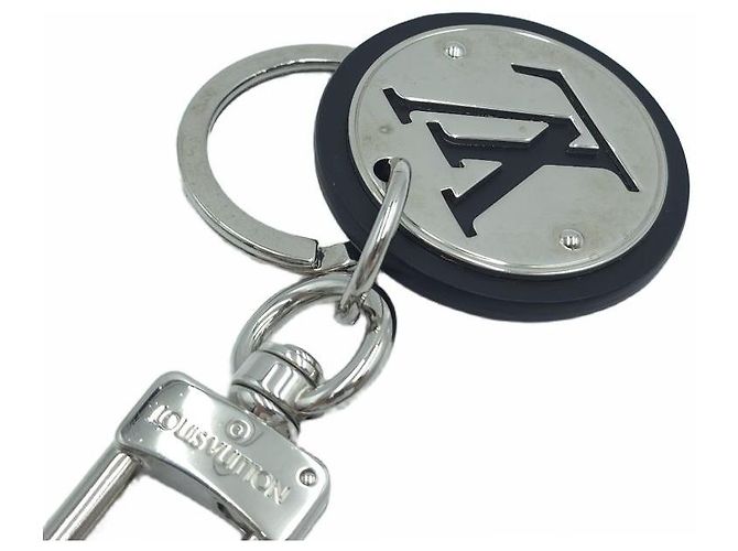 Louis Vuitton LV Cut Circle Bag Charm Schlüsselanhänger Silver Black Schwarz - Ansicht 11