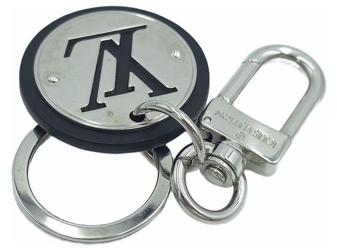 Louis Vuitton LV Cut Circle Bag Charm Schlüsselanhänger Silver Black Schwarz - Ansicht 12