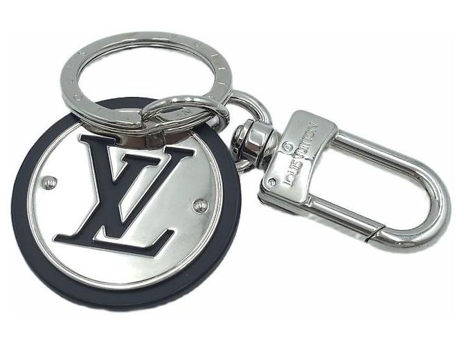 Louis Vuitton LV Cut Circle Bag Charm Schlüsselanhänger Silver Black Schwarz - Ansicht 7