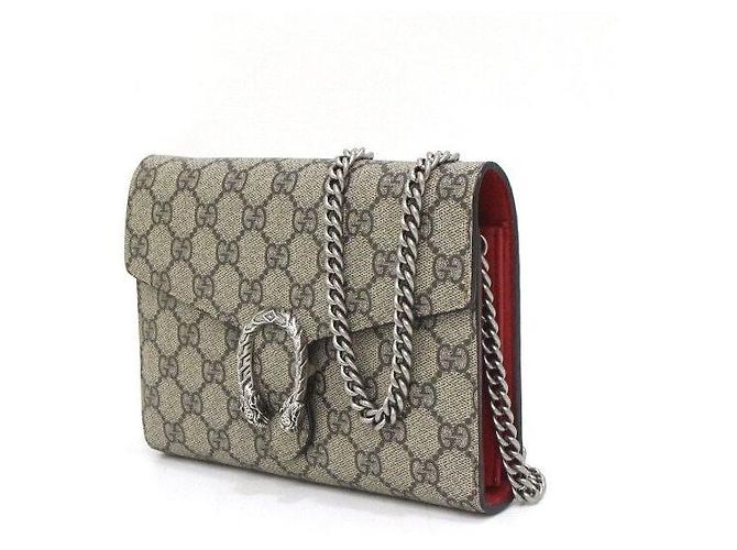 Gucci Borsa a Spalla Dionysus Supreme Chain - vista 2