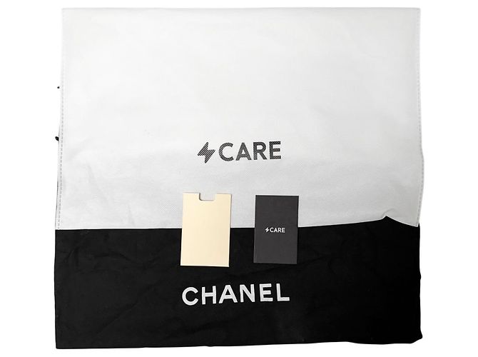 Chanel Borsa Gabrielle Hobo Borsa a Spalla Grande Bianco Nero - vista 16