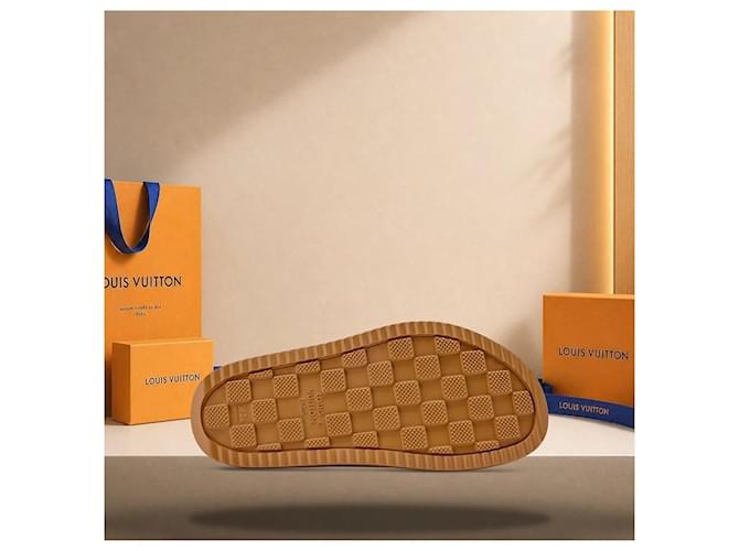 Eva Louis Vuitton Mule Easy Beige Marrone - vista 5