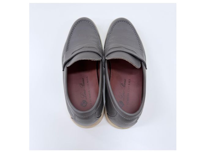 Loro Piana Mocassins en cuir Summer Walk Marron - vue 7