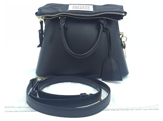 Maison Martin Margiela Mini Borsa Tote Classica a Spalla e a Tracolla Nero - vista 10