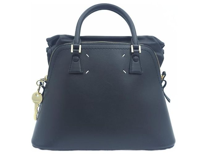 Maison Martin Margiela Mini Borsa Tote Classica a Spalla e a Tracolla Nero - vista 14