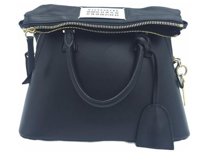 Maison Martin Margiela Mini Borsa Tote Classica a Spalla e a Tracolla Nero - vista 2