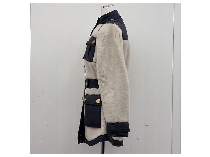 Balmain Gold Button Mustang Women's Jacket - view 7