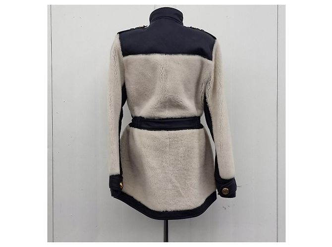 Balmain Gold Button Mustang Women's Jacket - view 8