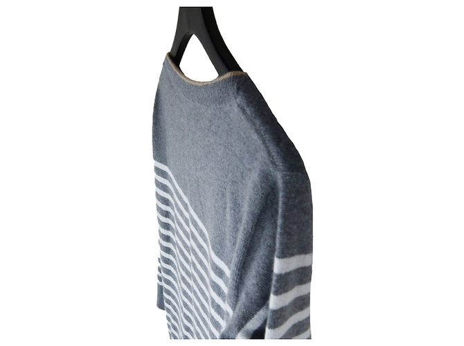 Loro Piana Maglia a righe in cashmere - vista 4