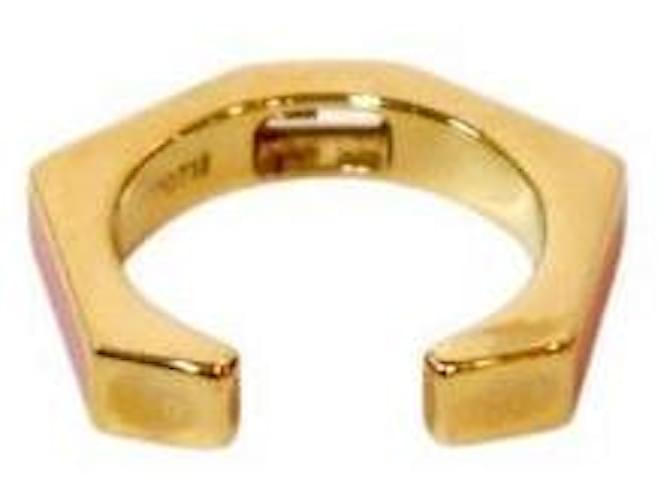 Fendi Anello Orange FF Gold Arancione - vista 3