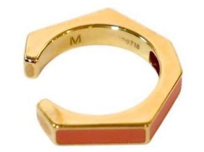 Fendi Anello Orange FF Gold Arancione - vista 6