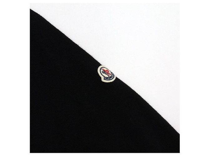 Moncler Schwarzes gestepptes Kleid für Damen mit Wollstrick-Set - Ansicht 8
