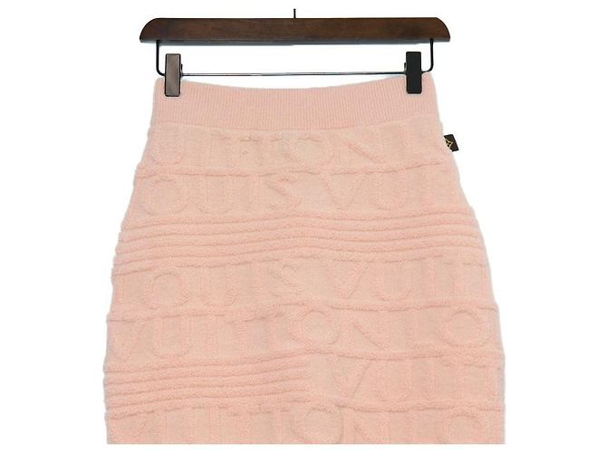 Louis Vuitton Mini gonna in cotone da donna con logo rosa - vista 2