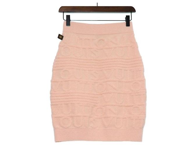 Louis Vuitton Mini gonna in cotone da donna con logo rosa - vista 4