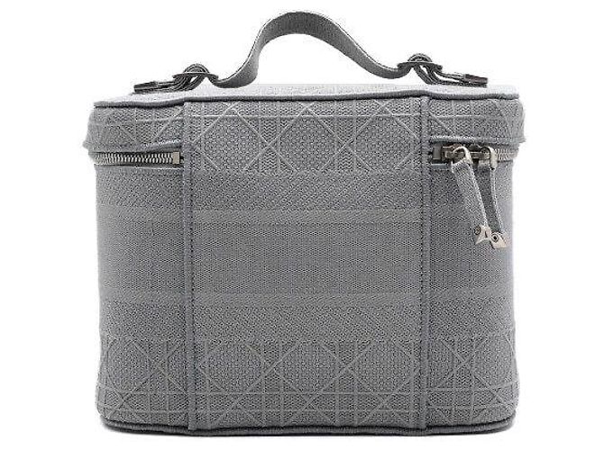 Dior Borsa tote vanity da viaggio cannage grigio chiaro - vista 4