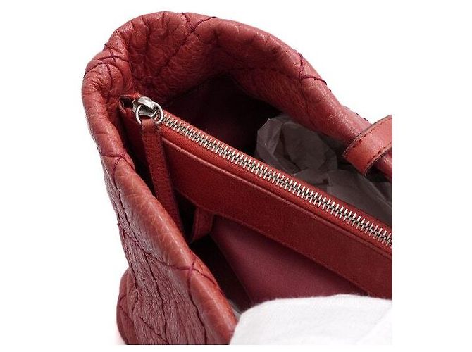 Chanel Borsa shopper a tracolla COCO On The Road da donna in pelle di vitello morbida Rosso - vista 11