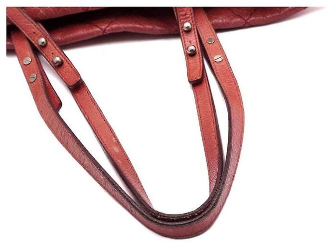 Chanel Borsa shopper a tracolla COCO On The Road da donna in pelle di vitello morbida Rosso - vista 13