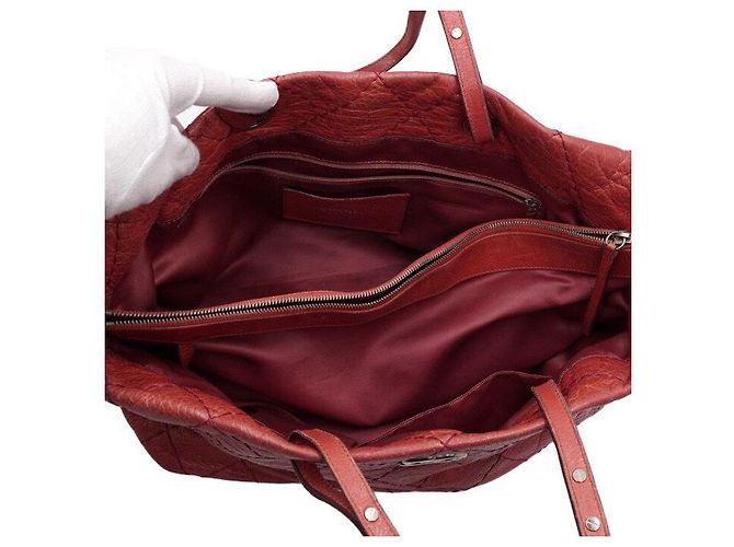 Chanel Borsa shopper a tracolla COCO On The Road da donna in pelle di vitello morbida Rosso - vista 5