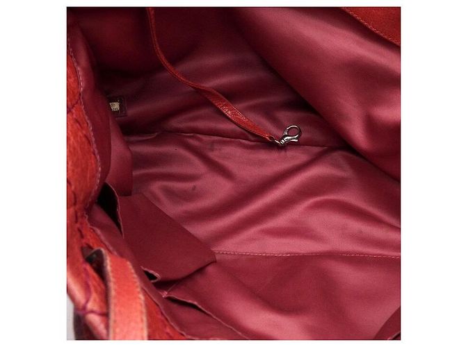 Chanel Borsa shopper a tracolla COCO On The Road da donna in pelle di vitello morbida Rosso - vista 6