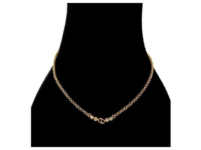 Dior Collar Cubic CD Gold Dorado - vista 5