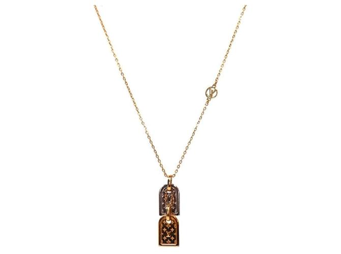 Louis Vuitton COLLIER COMBI NANOGRAM Dorado - vista 2