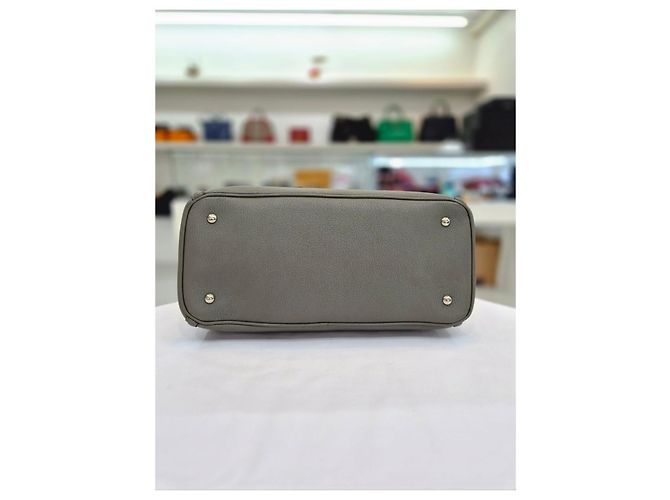 Miu Miu Borsa Tote e Borsa a Tracolla in Pelle Vitello con Logo Marrone - vista 7