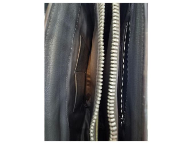Miu Miu Borsa Tote e Borsa a Tracolla in Pelle Vitello con Logo Marrone - vista 8