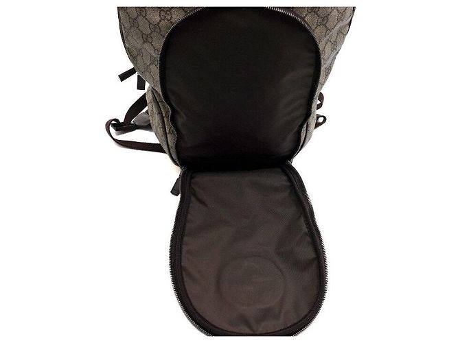 Gucci Mochila de lona con logotipo GG entrelazado - vista 6