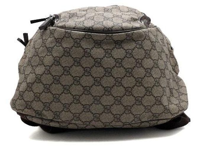 Gucci Mochila de lona con logotipo GG entrelazado - vista 7