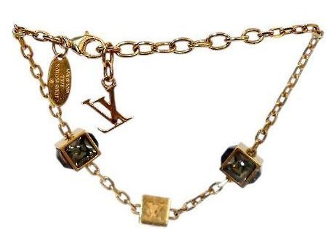 Louis Vuitton Pulsera Cubic Cube Oro Dorado - vista 4