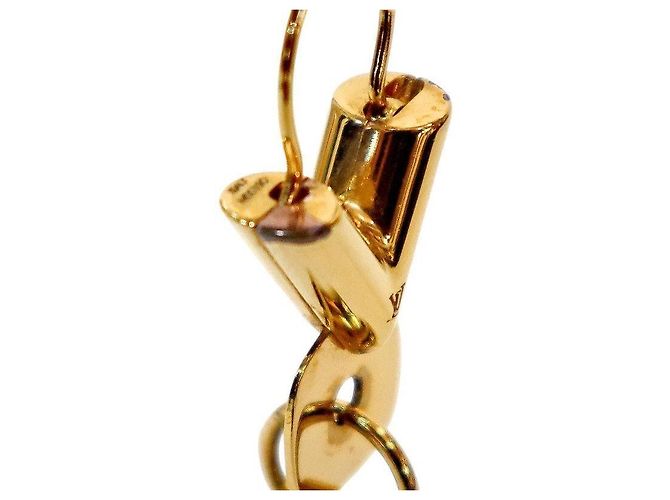 Louis Vuitton Orecchini a cerchio Essential in oro D'oro - vista 4