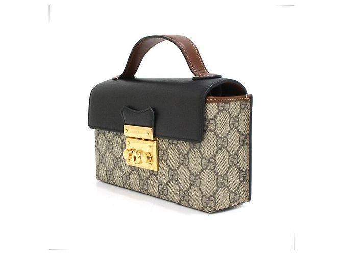 Gucci Mini Tote and Shoulder Bag Crossbody Brown - view 2