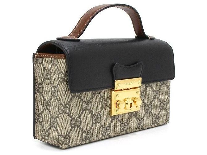 Gucci Mini Tote and Shoulder Bag Crossbody Brown - view 3