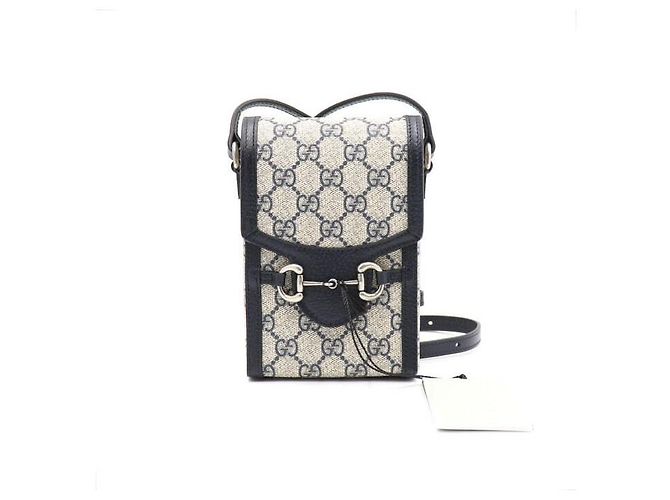 Horsebit 1955 Gucci Mini borsa a tracolla e borsa crossbody Horsebit Marrone - vista 2