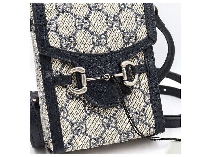 Horsebit 1955 Gucci Mini borsa a tracolla e borsa crossbody Horsebit Marrone - vista 5