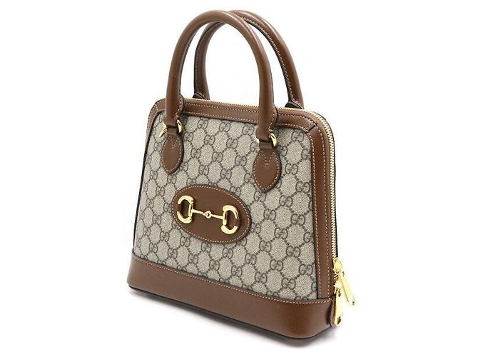 Horsebit 1955 Gucci Bolso pequeño de asa superior Horsebit Castaño - vista 2