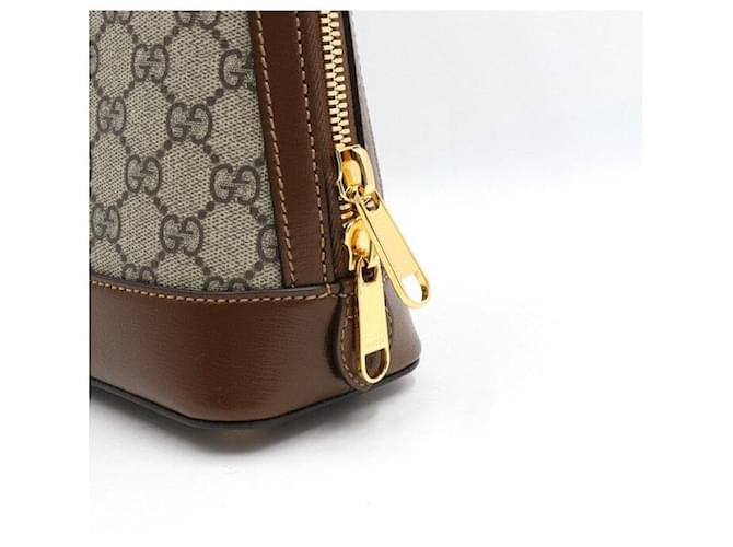 Horsebit 1955 Gucci Bolso pequeño de asa superior Horsebit Castaño - vista 5