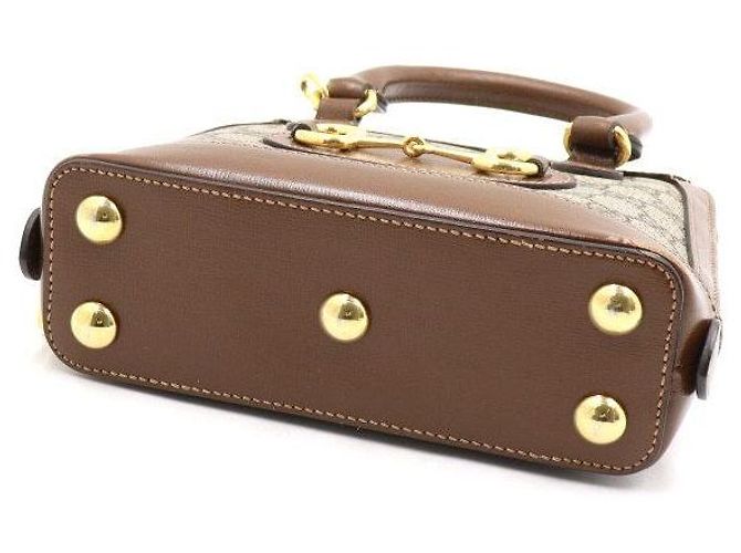 Horsebit 1955 Gucci Mini borsa con manico superiore e tracolla Horsebit - vista 6