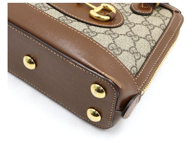Horsebit 1955 Gucci Mini borsa con manico superiore e tracolla Horsebit - vista 7