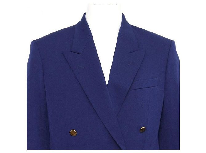 Balenciaga Jaqueta de lã twill ajustada com elastano - vista 2