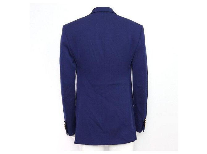 Balenciaga Jaqueta de lã twill ajustada com elastano - vista 4