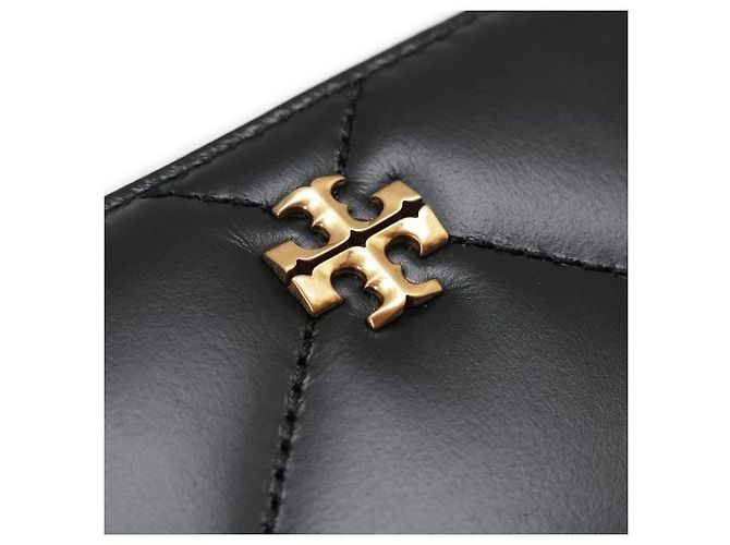 Tory Burch Portafoglio piccolo con zip Kira Diamond Quilt Nero - vista 7