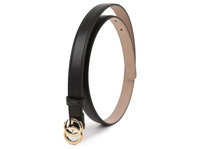 Gucci GG Marmont Dünner Gürtel Schwarz - Ansicht 4