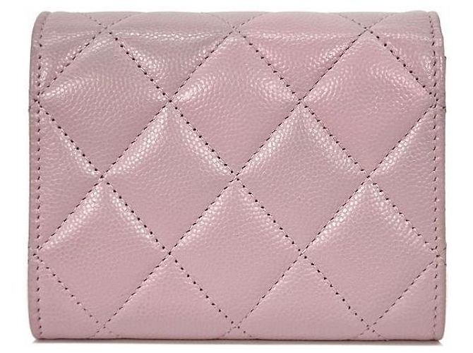 Chanel Kleingeldbeutel Pearl Caviar Rot - Ansicht 4