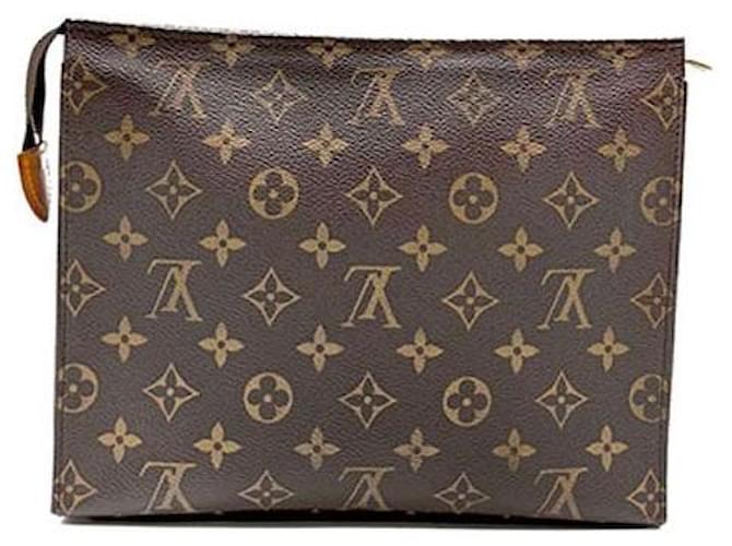 Louis Vuitton Beauty case Monogram Marrone - vista 3