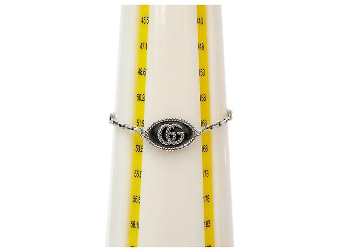 Gucci Rundes Doppelarmband Silber - Ansicht 5