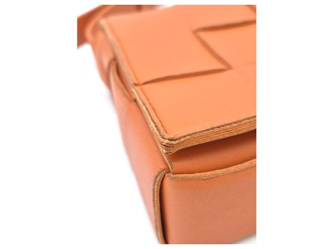 Bottega Veneta Borsa Cassette Arancione - vista 11