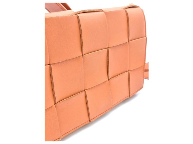 Bottega Veneta Borsa Cassette Arancione - vista 13